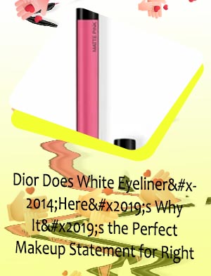 Dior white eyeliner
