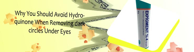 Hydroquinone eye cream