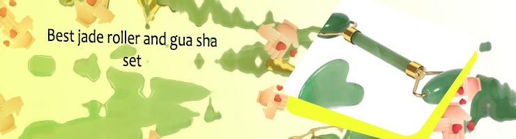 Jade roller gua sha set