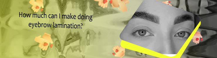 Laminated eyebrows cost