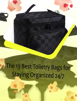 Large travel makeup bag