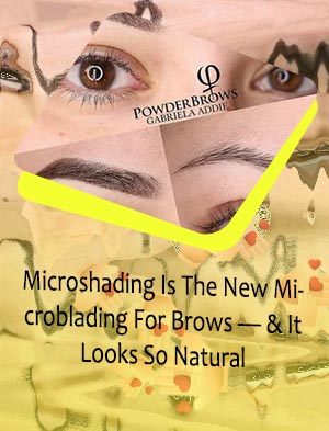 Microshading brows