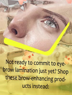 Natural brow lamination