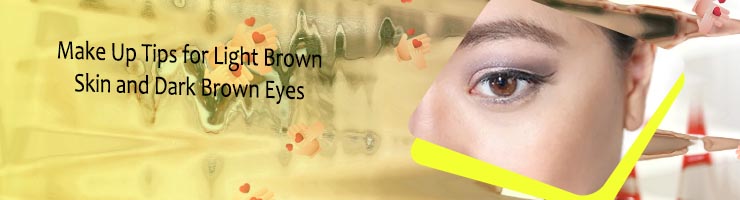 Natural makeup for brown eyes