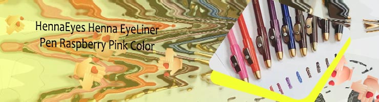 Pink eyeliner pen