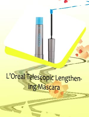 Telescopic blue mascara