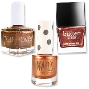Finger paint & metallic nails new beauty trend