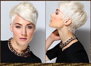 New fad - short, short hair styles and crazy colors