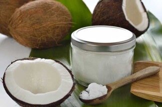 Coconut oil infused beauty products