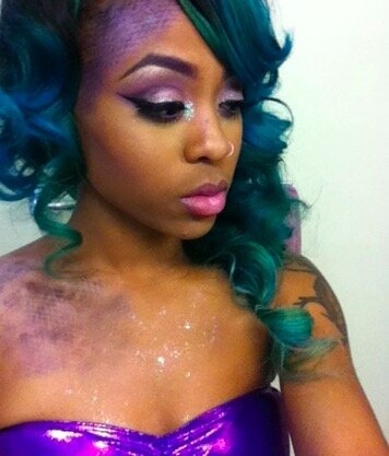 Mermaid makeup is the new craze