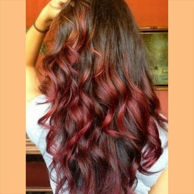 How to get fiery Ombré color